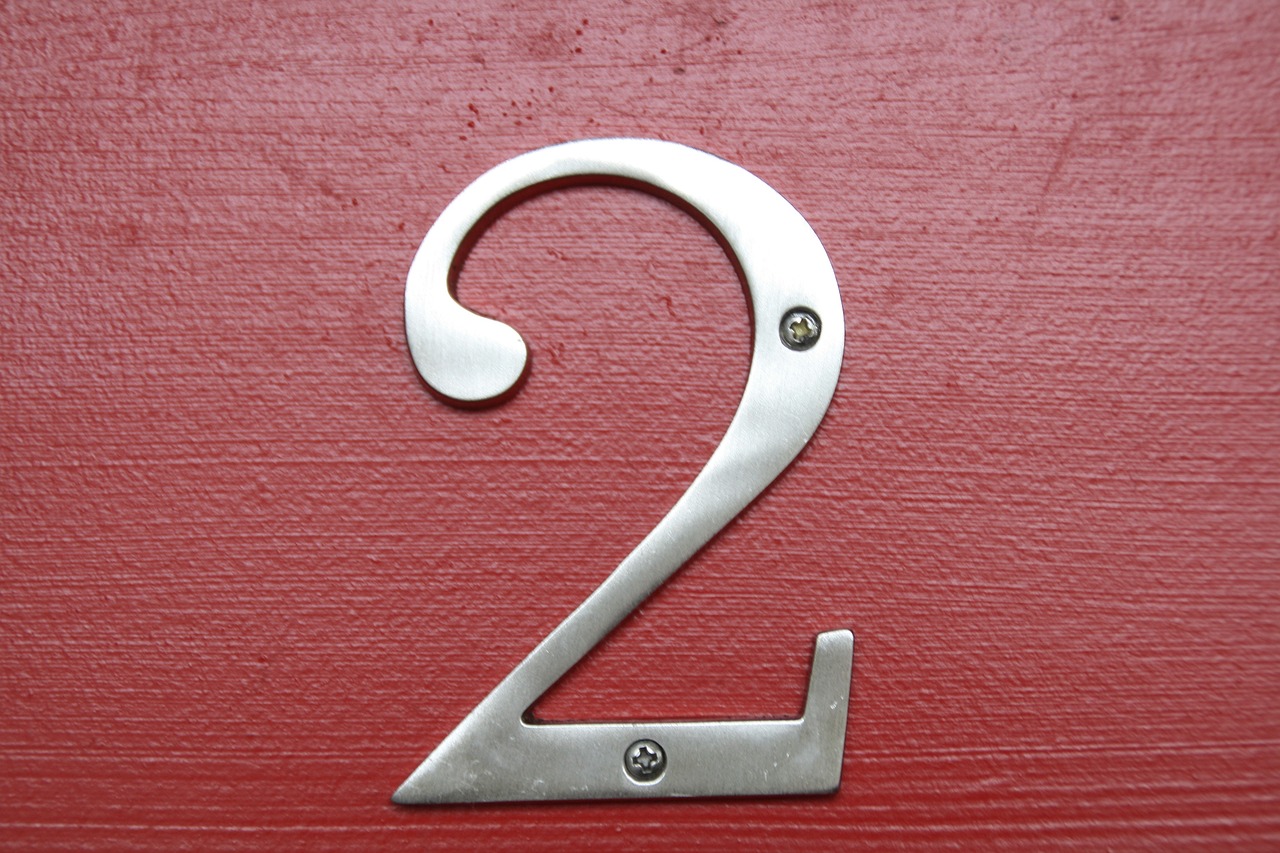 ¿Cómo poner el con el número 2?