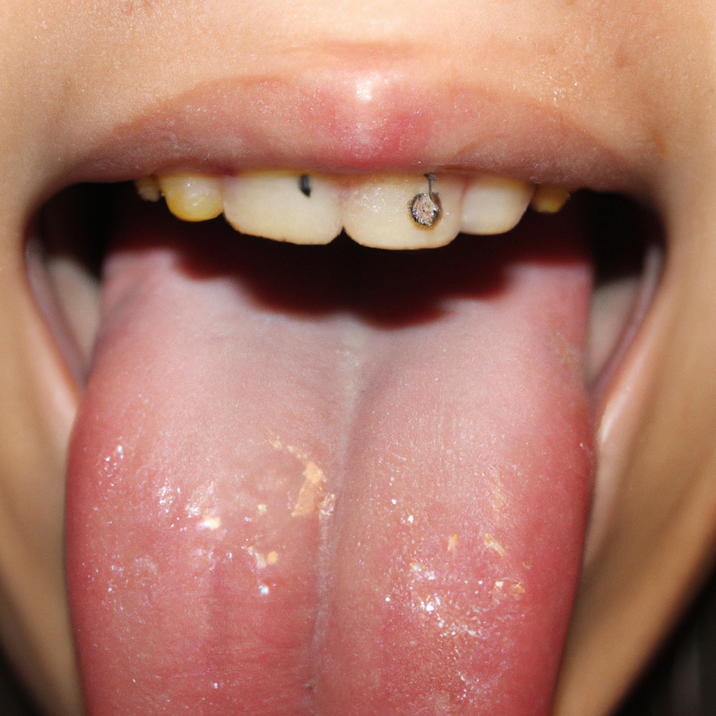¿Cómo se ve un piercing en la lengua infectado?